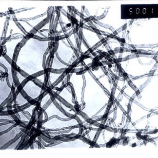 TEM image of our industrial grade multi walled carbon nanotubes 10-30nm OD