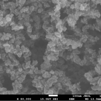 Graphene nanoparticles lubricant additive SEM image 80,000X